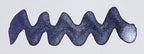 Wavy purple line on a white background. Diamine Arabian Nights fountain pen ink colour swatch.