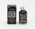 Diamine Moon Dust fountain pen ink bottle and packaging on a white background.