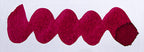 Wavy pink line on a white background. Diamine Raspberry Rose fountain pen ink colour swatch.