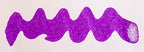 Wavy purple line on a white background. Diamine Lilac Satin fountain pen ink colour swatch.