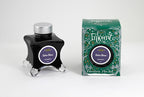 Diamine Solar Storm fountain pen ink bottle and packaging on a white background.