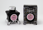 Diamine Potpourri fountain pen ink bottle and packaging on a white background.