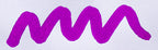 Wavy purple line on a white background. Diamine Lavender fountain pen ink colour swatch.
