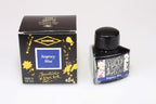 Diamine Regency Blue fountain pen ink bottle and packaging on a white background.