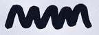 Wavy blue line on a white background. Diamine 1864 Blue Black fountain pen ink colour swatch.
