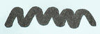 Wavy grey line on a white background. Diamine Graphite fountain pen ink colour swatch.