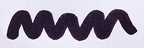 Wavy purple line on a white background. Diamine Eclipse fountain pen ink colour swatch.