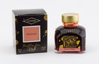 Diamine Peach Haze fountain pen ink bottle and packaging on a white background.