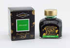Diamine Apple Glory fountain pen ink bottle and packaging on a white background.