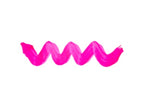 Wavy pink line on a white background. Diamine Hot Pink calligraphy and drawing ink colour swatch.