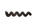 Wavy black line on a white background. Diamine Jet Black calligraphy and drawing ink colour swatch.