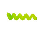 Wavy green line on a white background. Diamine Lime calligraphy and drawing ink colour swatch.