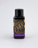 Diamine Monboddo's Hat fountain pen ink bottle and packaging on a white background.