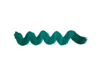 Wavy green line on a white background. Diamine Racing Green calligraphy and drawing ink colour swatch.