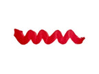 Wavy red line on a white background. Diamine Ruby calligraphy and drawing ink colour swatch.