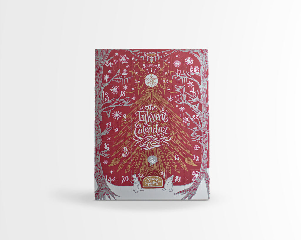 Diamine Inkvent Calendar 2026 - Burgundy Edition