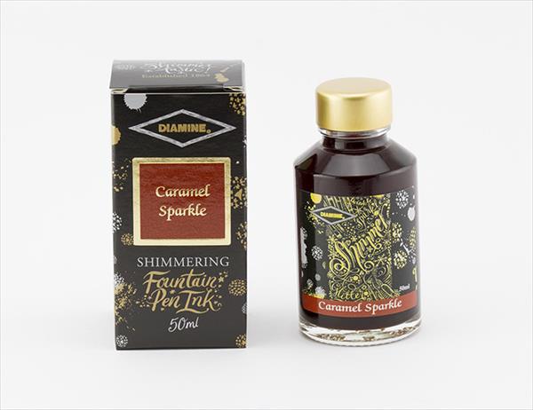 50ml Caramel Sparkle fountain pen ink