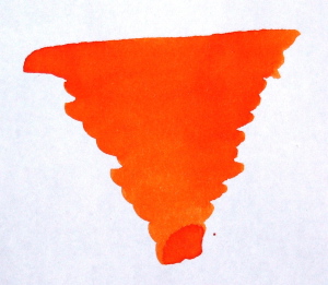 80ml Blaze Orange Fountain Pen Ink